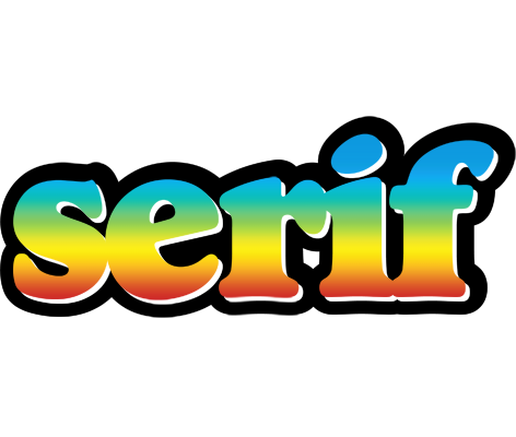 Serif color logo