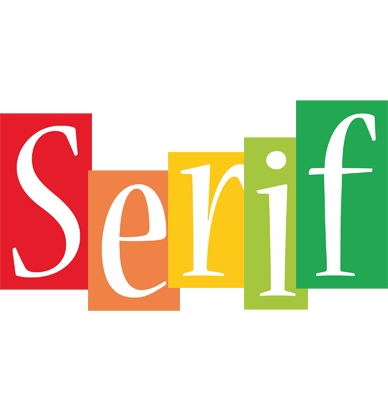 Serif colors logo