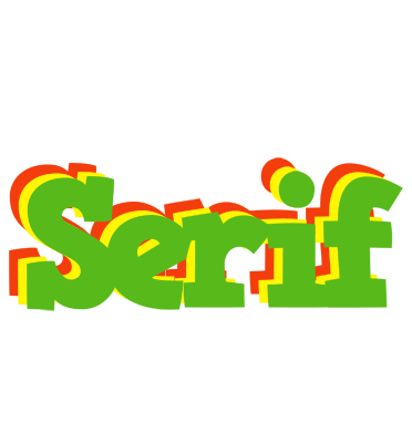 Serif crocodile logo
