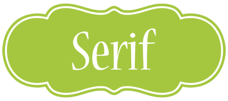 Serif family logo