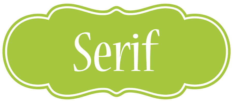 Serif family logo