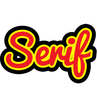 Serif fireman logo