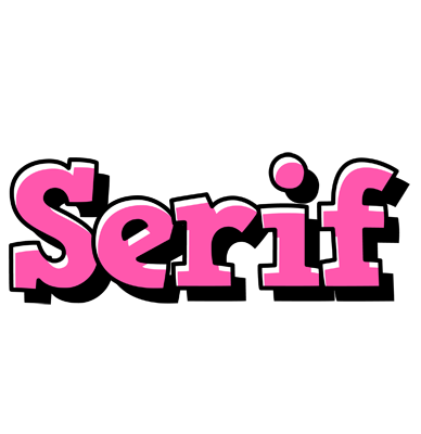Serif girlish logo