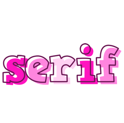 Serif hello logo