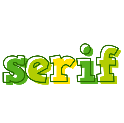 Serif juice logo