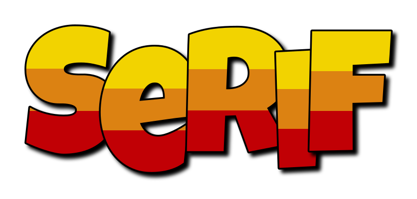 Serif jungle logo