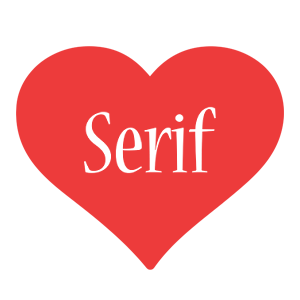 Serif love logo