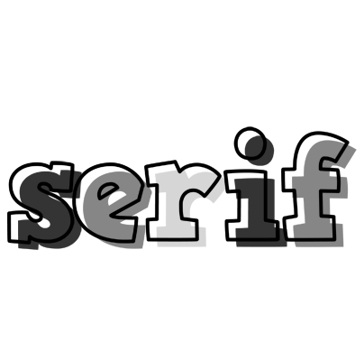 Serif night logo