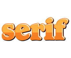 Serif orange logo