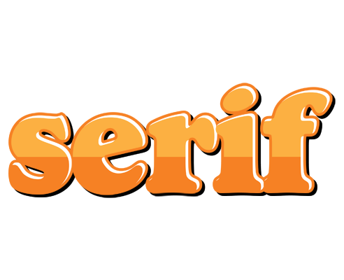 Serif orange logo