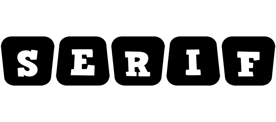 Serif racing logo