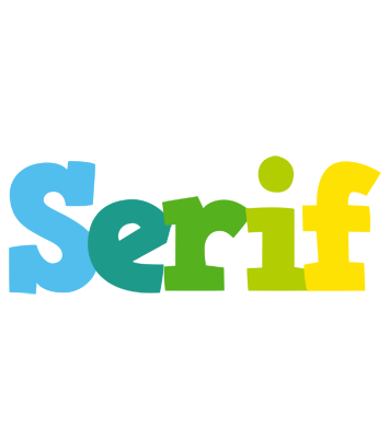 Serif rainbows logo