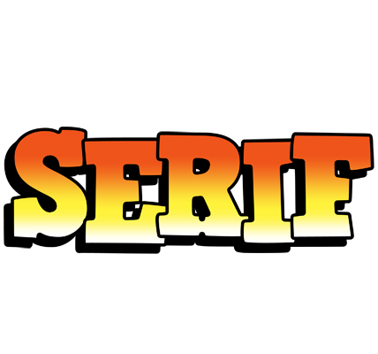 Serif sunset logo