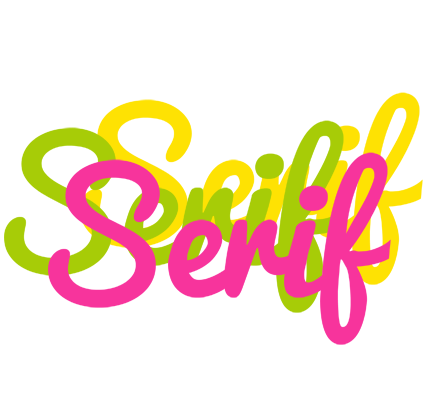 Serif sweets logo