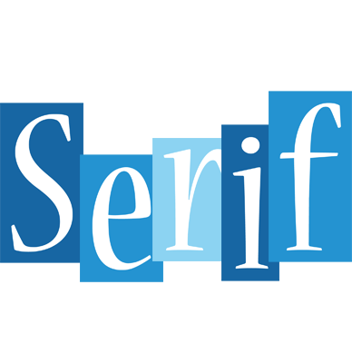 Serif winter logo