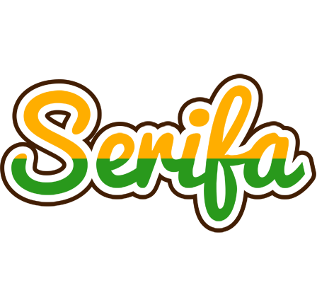 Serifa banana logo