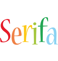 Serifa birthday logo