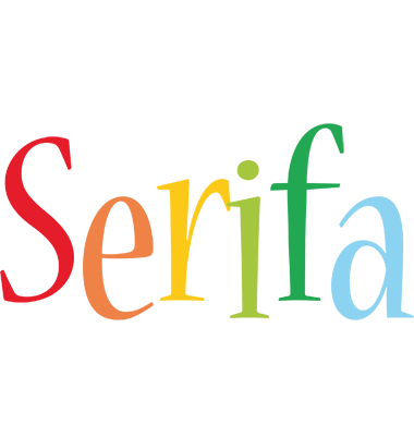 Serifa birthday logo