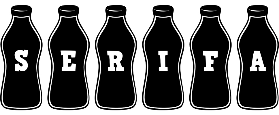 Serifa bottle logo