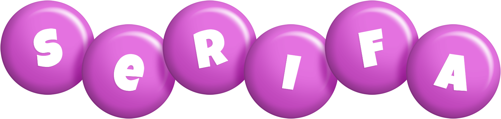 Serifa candy-purple logo