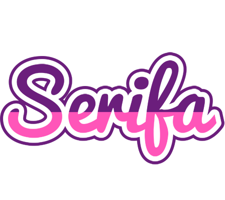 Serifa cheerful logo