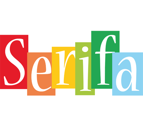 Serifa colors logo
