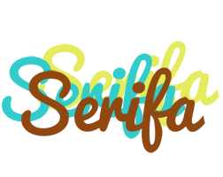 Serifa cupcake logo