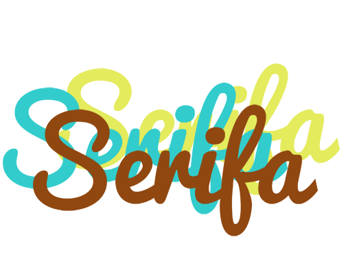 Serifa cupcake logo