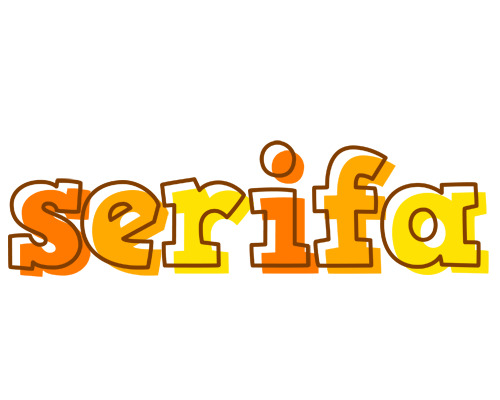 Serifa desert logo