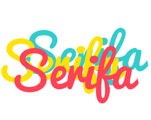Serifa disco logo