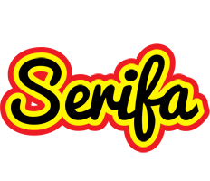 Serifa flaming logo