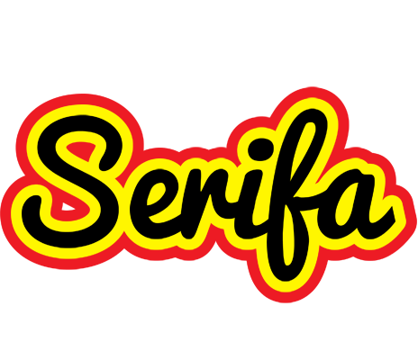 Serifa flaming logo