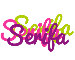 Serifa flowers logo