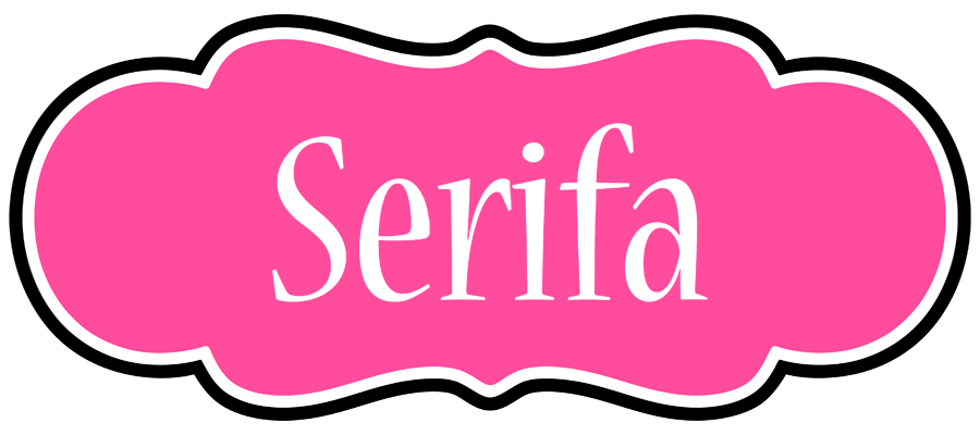 Serifa invitation logo