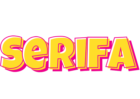 Serifa kaboom logo