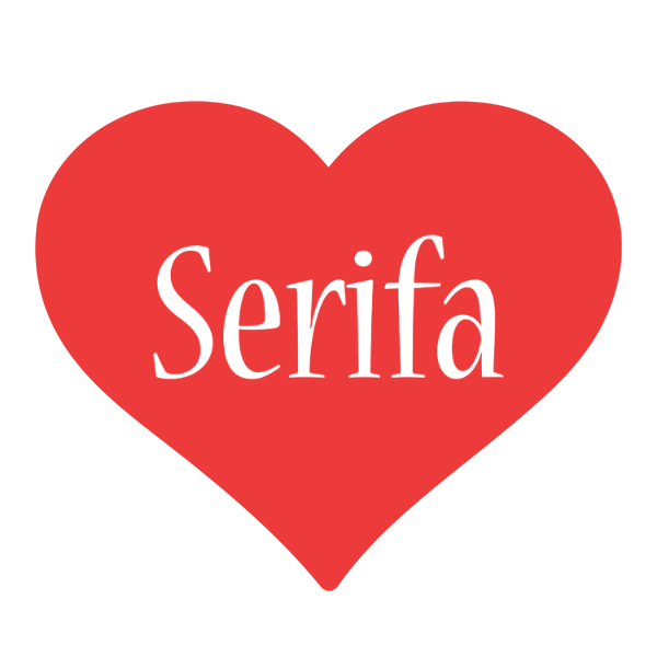 Serifa love logo
