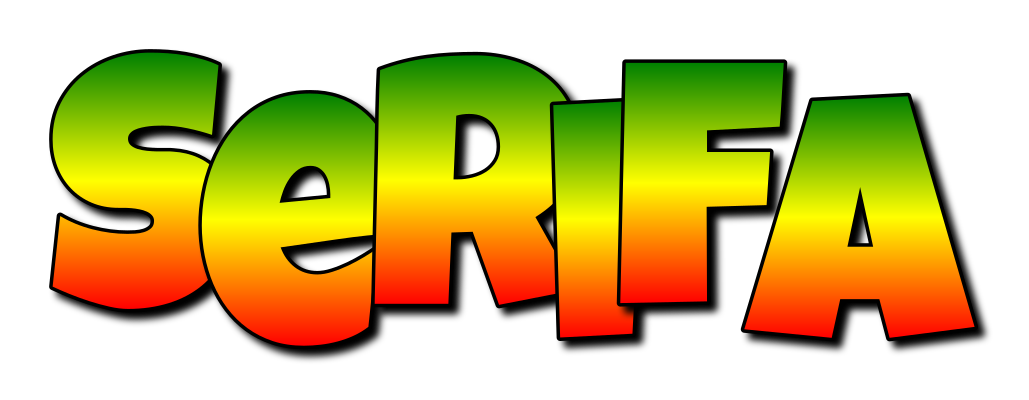 Serifa mango logo