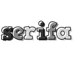 Serifa night logo