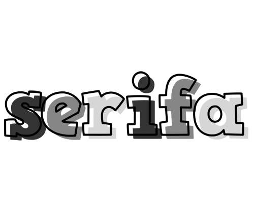 Serifa night logo