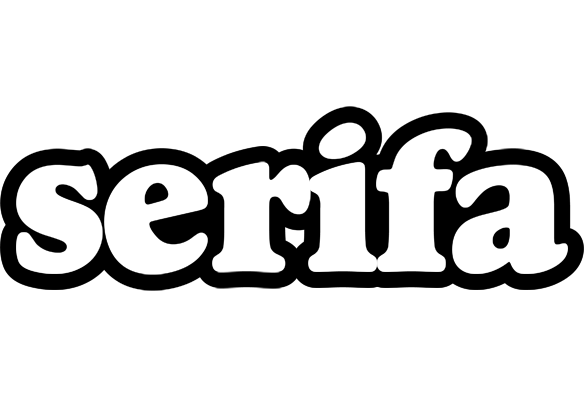 Serifa panda logo