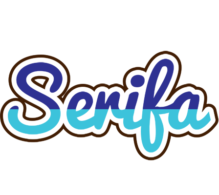 Serifa raining logo