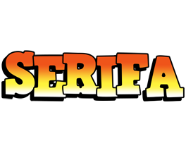 Serifa sunset logo