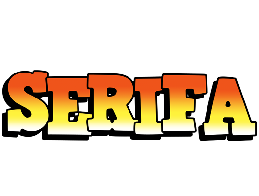 Serifa sunset logo