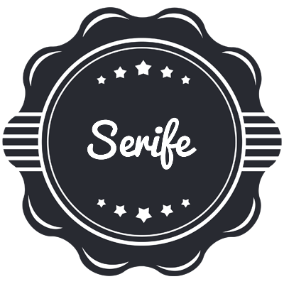Serife badge logo