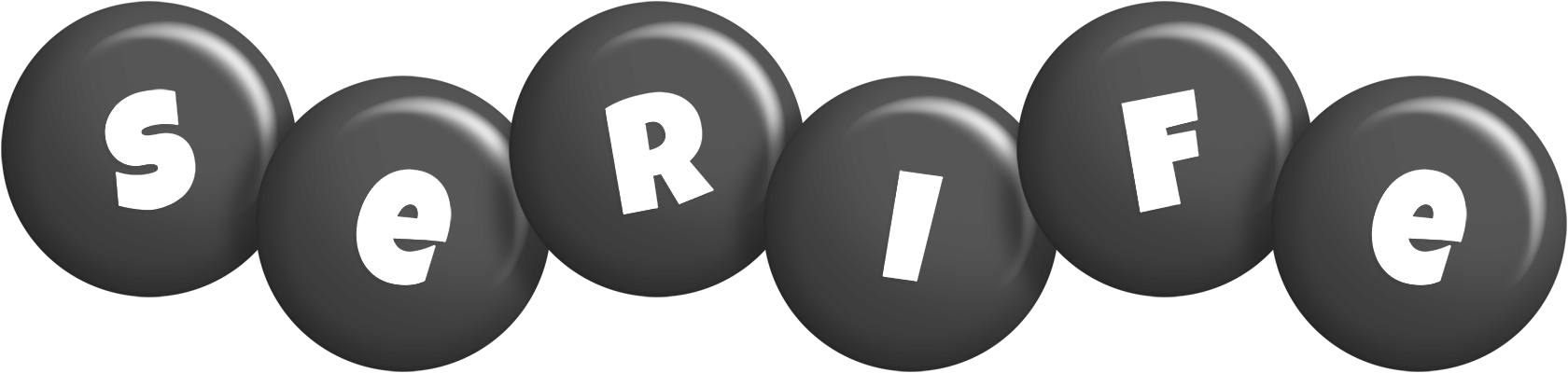 Serife candy-black logo