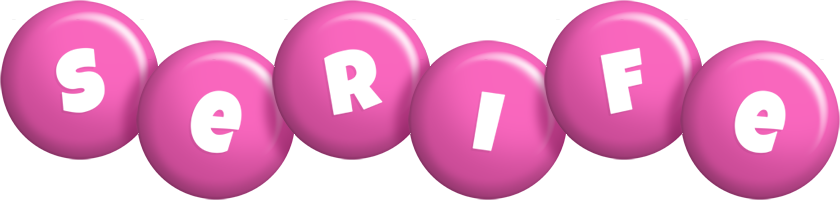 Serife candy-pink logo