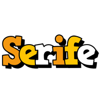 Serife cartoon logo