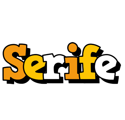 Serife cartoon logo