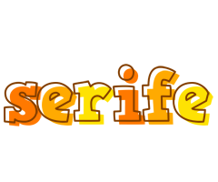 Serife desert logo