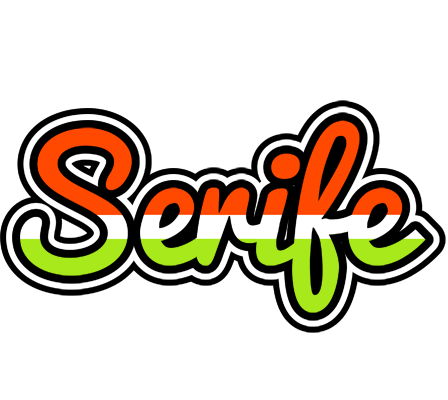 Serife exotic logo